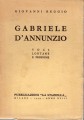 Gabriele D'Annunzio voci lontane e prossime