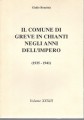 Il comune di Greve in Chianti negli anni dell'impero 1935-1941