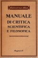 Manuale di critica scientifica e filosofia