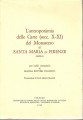 L'antroponimia delle carte (sec X-XI) del monastero di Santa Maria in Firenze (badia) con indici onomastici