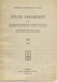STUDI VENEZIANI. VOL VIII 1966