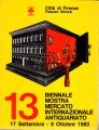 13^ BIENNALE MOSTRA MERCATO INTERNAZIONALE DELL'ANTIQUARIATO. FIRENZE 1983